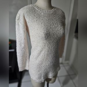 Copper Key Sparkling Cream Sweater